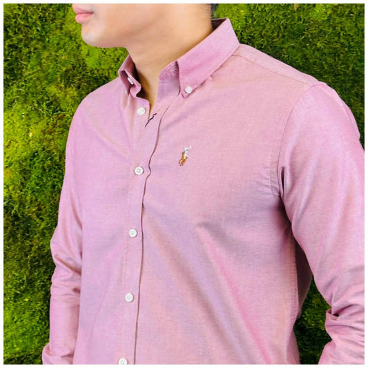 Polo Ralph Lauren | Slim Fit Oxford Shirt | Light Red